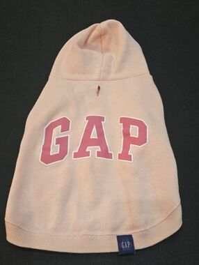 GAP Pink Hoodie with Dark Pink Logo - DOG M/L #696